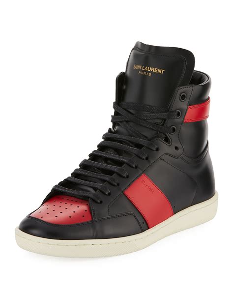 ysl mens sneakers 2013|saint laurent high top sneakers.